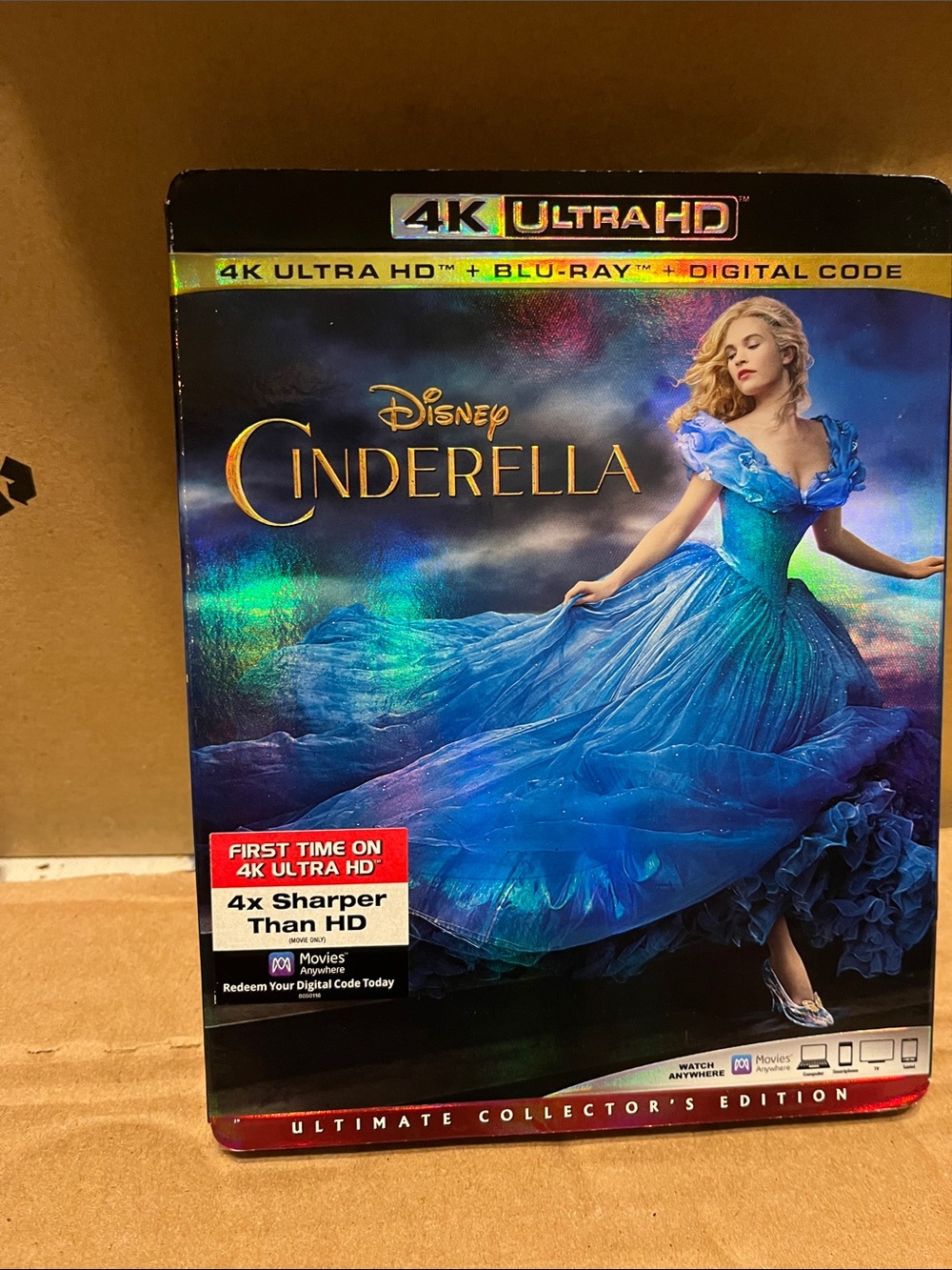 Disney Cinderella 4K Ultra HD - Blue Steel Slipcover